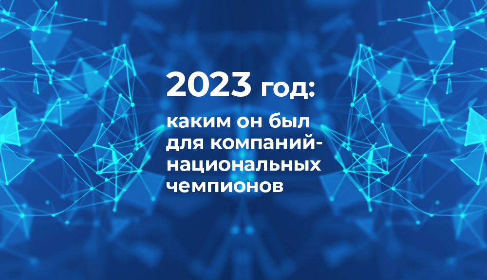 2023 год: каким он был для компаний-национальных чемпионов